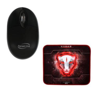 Imagem de Kit Mouse Mousepad para PC Gamer - CS Distribuidora