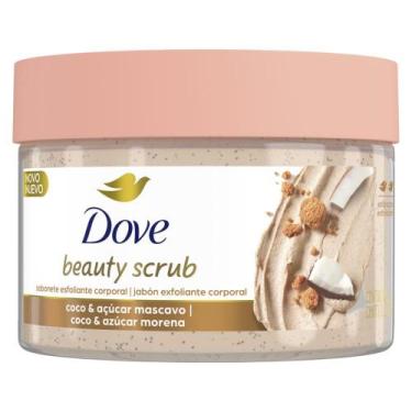 Imagem de Sabonete Esfoliante Coco & Açúcar Mascavo Dove Beauty Scrub Pote 280g