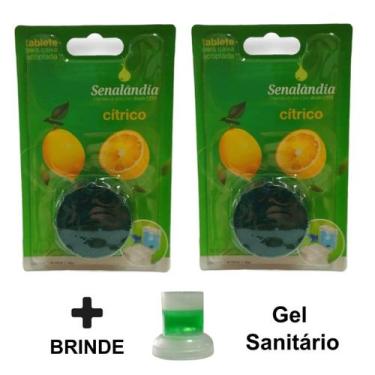 Imagem de 2 Tablete Caixa Acoplada Lavanda Marine Cítrico Detergente Vaso Sanitá