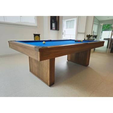 Imagem de Mesa de Sinuca/bilhar - 2,34x1,34 - Azul royal