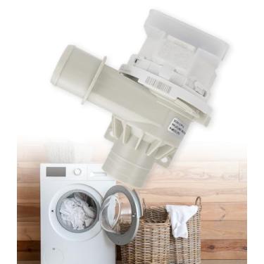 Imagem de USTAR Conjunto de bomba de drenagem de arruela AHA75673404 AHA75673402 atualizado compatível com bomba de drenagem de máquina de lavar LG AP6978814 PS12748410 WT7250CW WT7300CW WT7305CW WT7405CW