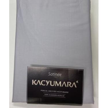 Imagem de Kit 2 Fronhas + Lençol King com Elástico Satinee 300 Fios Kacyumara, P
