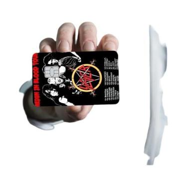 Imagem de Heavy Metal Rock Band Slayer Anime Capa Frontal Adesivo 3D Pele Para C