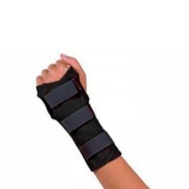 Imagem de Ortese Punho Mercur Com Tala Bilateral Preto Tamanho M