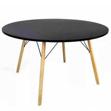 Imagem de Mesa Eames Eiffel Redonda 120 Cm - Preto