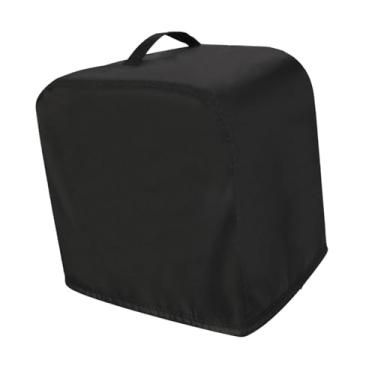 Imagem de Bothyi Capa protetora para máquina de gelo, escudo, tecido Oxford resistente, à prova de poeira, capa protetora para máquina de gelo para casa, garagem e, Preto
