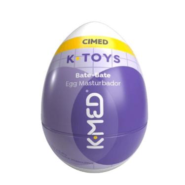 Imagem de Masturbador Masculino K-Med K-Toys Bate Bate de Silicone Cores Sortidas 1 Unidade