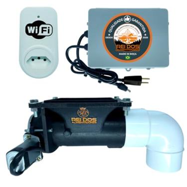 Imagem de Mecanismo Dosador de Ração para Peixes com Timer WiFi Plug Alimentador Automático para Carpas Tilápias Alevinos | Ideal para Reservatórios de até 200L