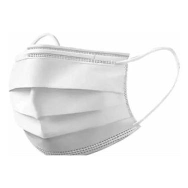 Imagem de Pacote de Máscara Descartável Branca 50 unidades Hospitalar Tripla Cam