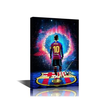 Imagem de Arte de parede em tela TISHIRON Lionel Messi Pictures 40x60cm