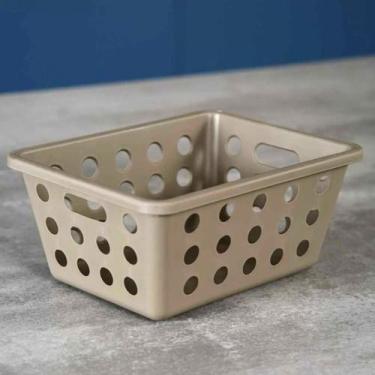 Imagem de Cesta Organizadora Pequena 1,2 Litros Coza One Bege Warm Gray - UAI LA