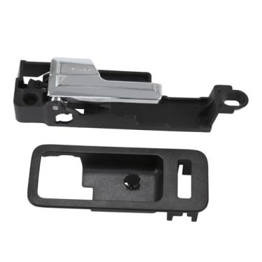 Imagem de RLB-HILON Maçaneta interna dianteira esquerda com moldura de acabamento compatível com Ford Fusion 2006 2007 2008 2009 2010 2011 2012 ano