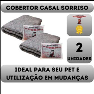 Imagem de Cobertor Fibran Do Brasil Sorriso De 1.9m X 1.7m Kit com 2 uni