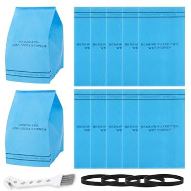 Imagem de LBLVBNEWD Pacote com 12 sacos de filtro a vácuo úmidos e secos compatíveis com Stinger 2,5 a 5 galões WS0255VA, WORKSHOP WS01025F, Craftsman 9-38737, MultiFit VF2000, Select Husky Bucket Head Shop