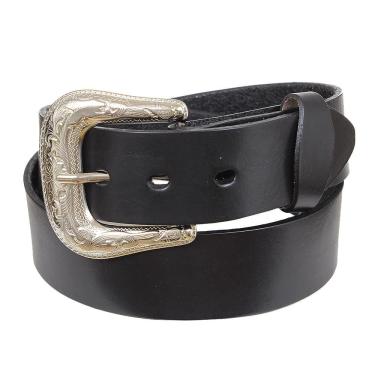 Imagem de Cinto de Couro Liso Preto Cow Way 36245