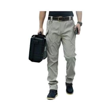 Imagem de Calça Cargo Tática Masculina - Primavera/Outono - Elástica para Trekki