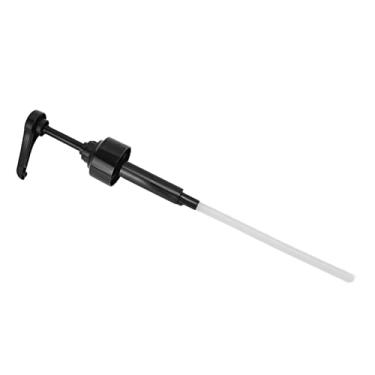 Imagem de TOPINCN Bomba de Xarope de 8 Ml para Monin 1883, Bebida Medindo a Cabeça da Pressão, Bico de Dispensador de Pressão, Transportador de Molho Com Mangueira de Mergulho para Coquetéis de (Preto)