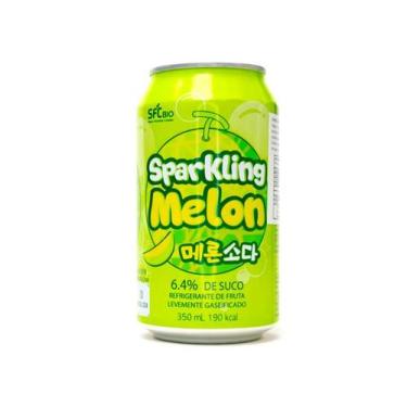 Imagem de Refrigerante Coreano Sparkling Melon 350ml - Bohae