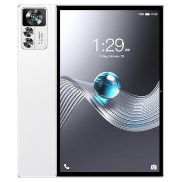 Imagem de Tablet de 10.1 polegadas, Android 13 Tablet, 6GB RAM + 128GB ROM, Processador de 8 núcleo，WiFi, Bluetooth (Branco)