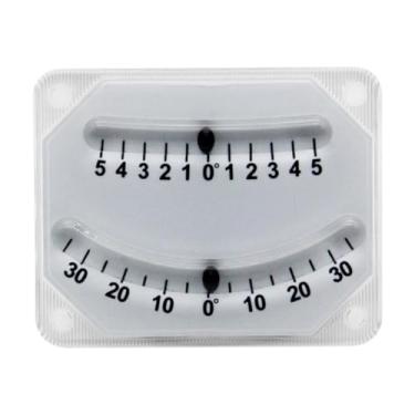 Imagem de Esquirla Clinômetro de barco com indicador de nível de duas escalas Medidor de inclinação automotivo para caminhão de reboque