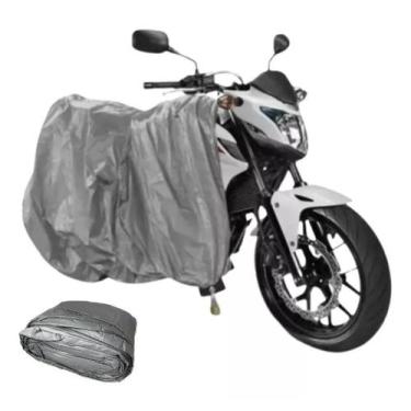 Imagem de Capa Impermeavel Moto Protecao Chuva Sol Forro Termico Resistente - Út