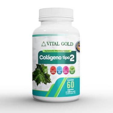 Imagem de COLÁGENO TIPO 2-500mg (60 Cápsulas) VITAL GOLD (1)