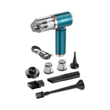 Imagem de Aspirador De Pó Portátil Sem Fio Para Carro Com Forte Sucção Para Casa