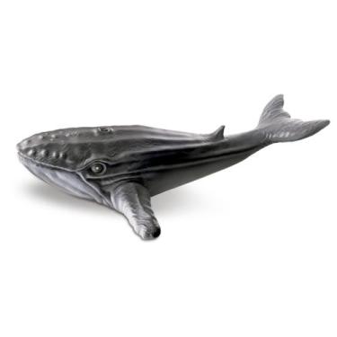 Imagem de Baleia Jubarte De Brinquedo Realista, Vinil Animal Aquáticos - Cometa 