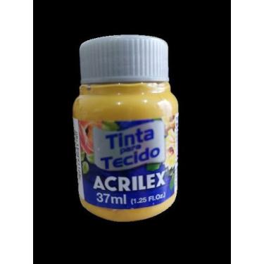 Imagem de Tinta de tecido Acrilex ocre ouro 573 37ml