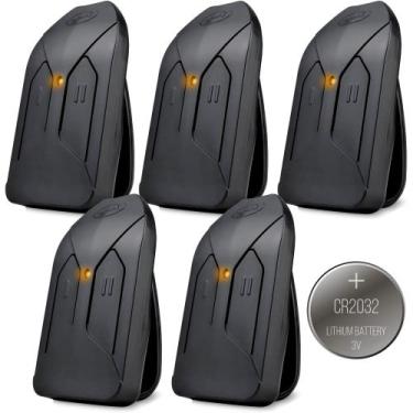 Imagem de 5 Controle Remoto 2 Canais Portão Ppa Tok 433mhz Híbrido Dupla Tecnolo