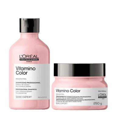 Imagem de Kit Shampoo + Máscara L’Oréal Professionnel Vitamino Color