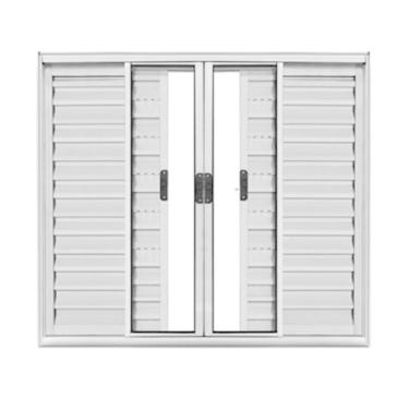 Imagem de Veneziana 6 Folhas Aluminio Brilhante  1,00x1,50 S/grade