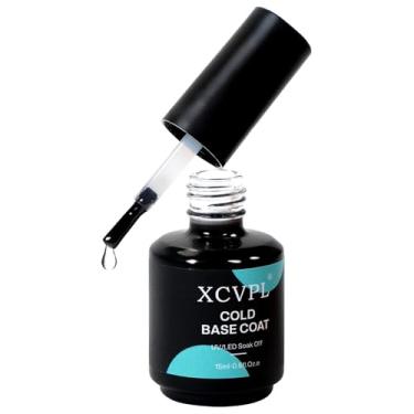 Imagem de XCVPL Base de gel para unhas – Fórmula de longa duração com forte aderência, sem descoloração, fácil aplicação, dura mais de 4 semanas, UV, protege as unhas naturais
