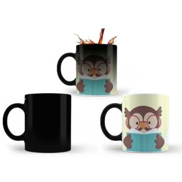 Imagem de DURAN SHOP, Caneca Mágica Professora Coruja Presente Com Você Escrevo Minha História