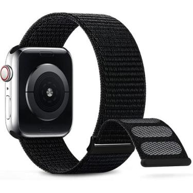Imagem de Pulseira Nylon Loop compatível para Apple Watch 41mm 40mm e 38mm 41mm 