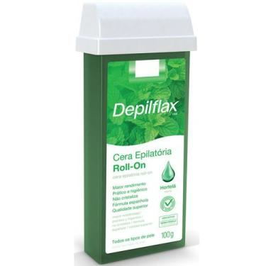 Imagem de Cera Epilatória Roll-On Hortelã 100g Depilflax