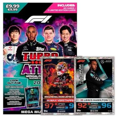 Imagem de Topps - TCG Cards Games Formula 1 2023 Turbo Attax - Mega MultiPack com 40 Cards