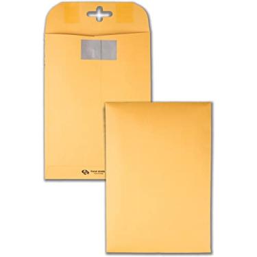 Imagem de Quality Park Envelopes transparentes para economia de postagem, 15 x 23 cm, Kraft, 100 unidades (43468)