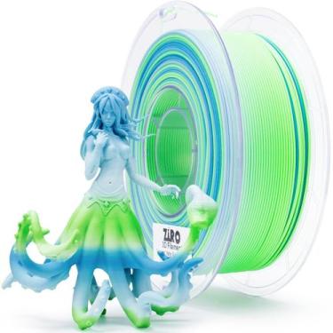 Imagem de Impressora 3D Filament ZIRO Fast Changing Color Changing 1.75mm PLA