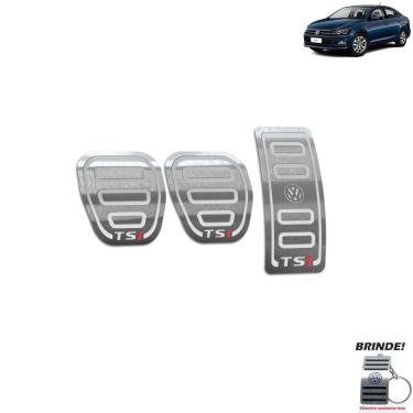 Imagem de Pedaleiras Manual Prata Virtus Tsi 2018 2019 2020