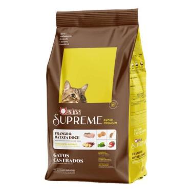 Imagem de Ração Quatree Supreme Gatos Castrados Frango e Batata Doce 500g - GRAN