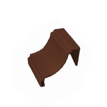 Imagem de Emenda para Acabamento de Moldura em Forro PVC, Cor Itauba - Kit c/ 10