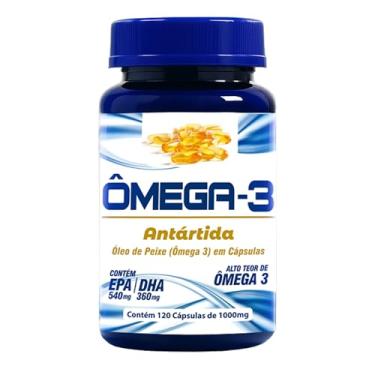 Imagem de Óleo de Peixe Premium Ômega-3 Antártida 120 Cápsulas Saúde Cardíaca e Memória