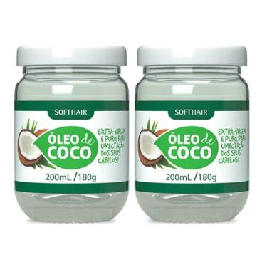 Imagem de Kit 2 Óleo de Côco Extra Virgem para Cabelo e Pele Rosto Tratamento Ca