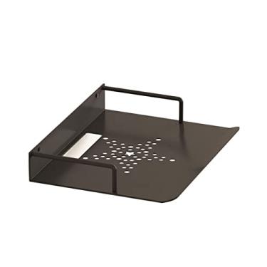 Imagem de Suporte de projetor prateleira de parede pequena bandeja de projetor base oca para ajudar a dissipação de calor prateleira de armazenamento multifuncional quarto sala de estar suporte para projetor