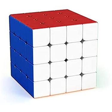 Imagem de Bokefenuo Moyu Meilong 4x4 M Magnetic stickerless Speed Cube MEILONG 4x4x4 M Meilong Puzzle Magic Cube Toy