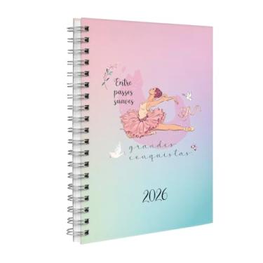 Imagem de Agenda 2026 Planner Semanal Voalá Romantic Conquistas