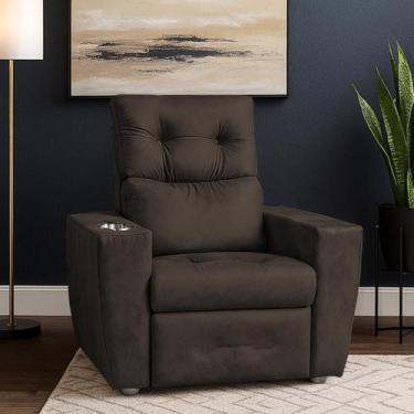 Imagem de Poltrona Idoso Reclinável 3 Posições Magazine - BL Decor, Marrom