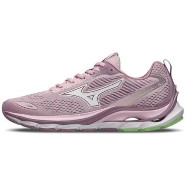 Imagem de Tênis de Corrida Feminino Mizuno Wave Dynasty 5, Rosa, 34