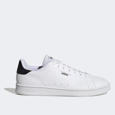 Imagem de Tênis Adidas Urban Court Masculino, Branco, Preto, 39